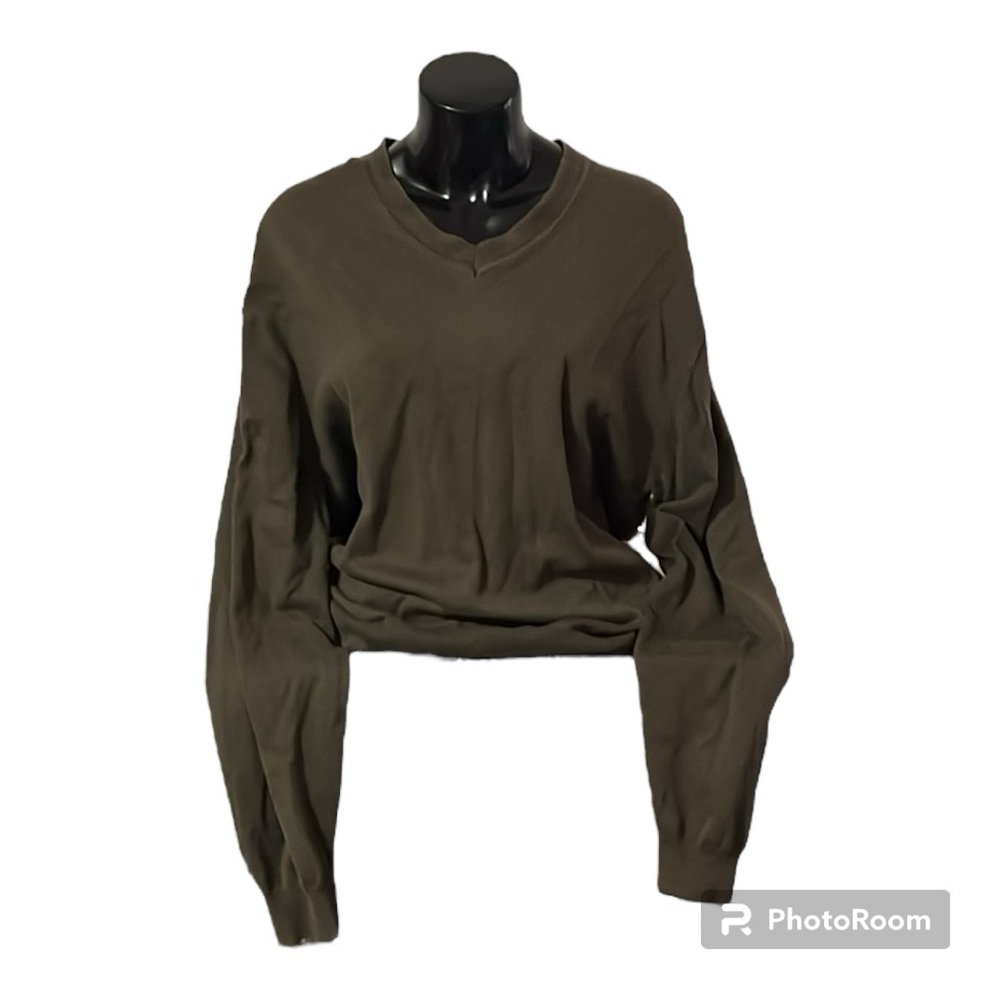 2/$14 💀 | V•Neck Sweater | Olive Green | XL | Cutter & Buck